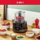 Moulinex Hachoir 5 En 1 Moulinette Ultimate Powelix Life-1000 W-Dp810810-Noir