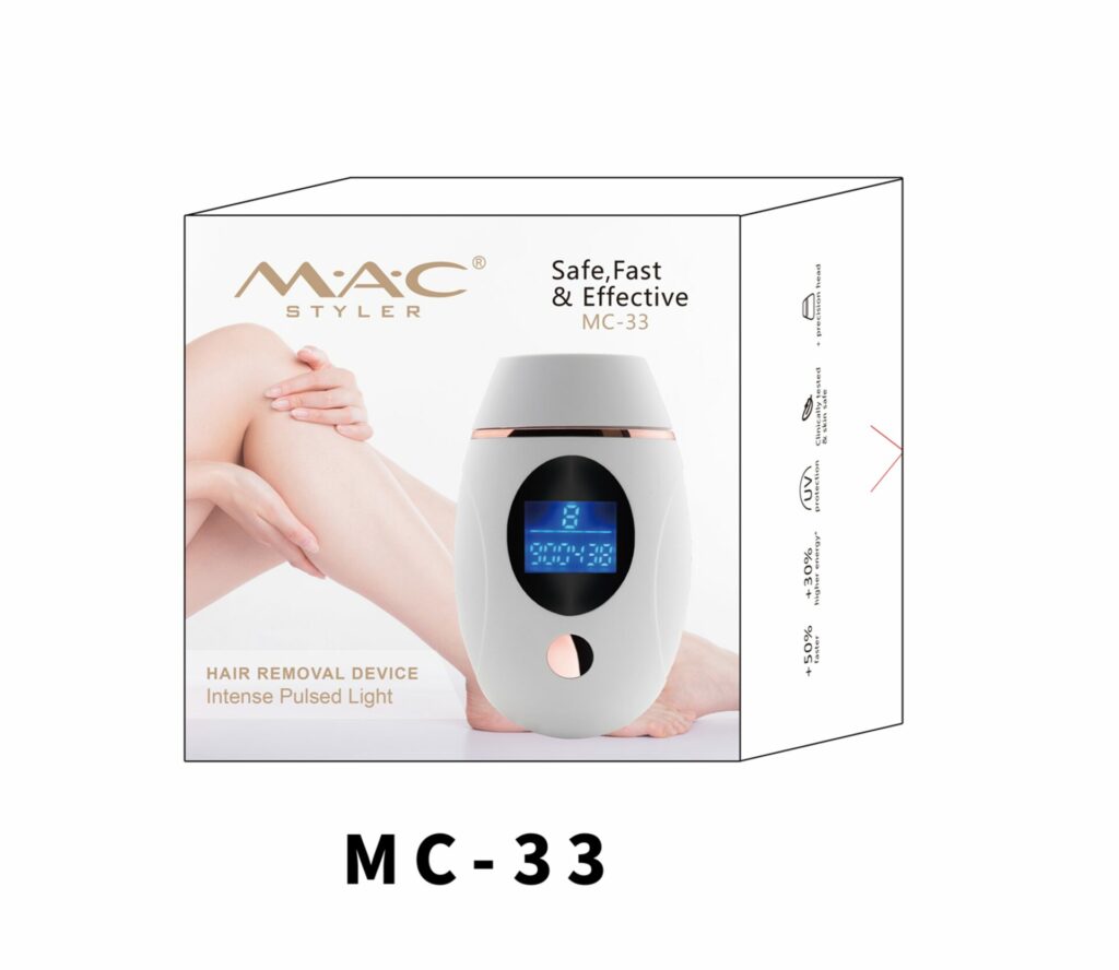 ⁦MAC جهاز إزالة الشعر MC-33 من ماك (900000 ذرة) épilation laser⁩ - الصورة ⁦5⁩