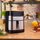 Moulinex Friteuse a air sans huile airfryer 2EN1+ Grill-1400W -4.2L -DIGITAL- EZ505D10