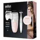 Braun Épilateur - Silk-Épil Se5-820 Wet & Dry + 4 Accessoires Dont Le Bikini Styler