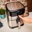 Moulinex Friteuse a air sans huile airfryer 2EN1+ Grill-1400W -4.2L -DIGITAL- EZ505D10
