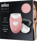 Épilateur 2en1 Avec Technologie SoftLift Tips Et 3 Accessoires Braun Silk-épil 3 3-440
