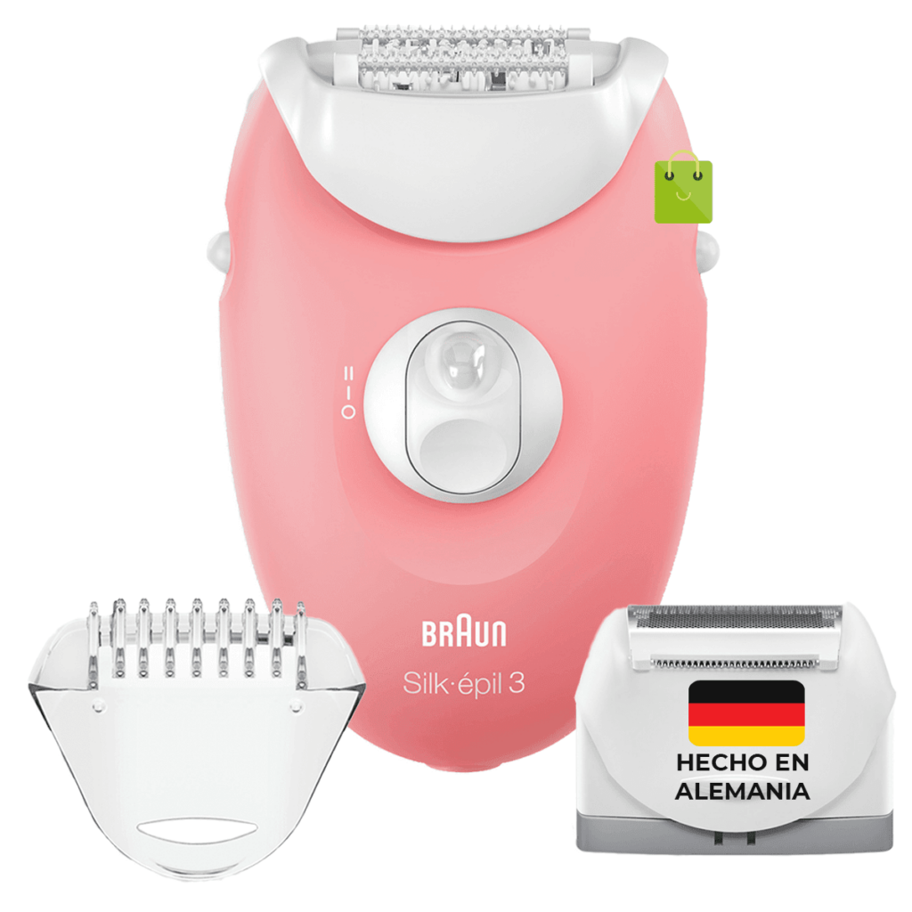 ⁦Épilateur 2en1 Avec Technologie SoftLift Tips Et 3 Accessoires Braun Silk-épil 3 3-440⁩ - الصورة ⁦4⁩