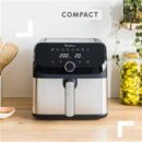 Friteuse sans huile Moulinex Easy Fry Mega EZ855D 2020 W Acier inoxydable