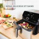 Friteuse sans huile Moulinex Easy Fry Mega EZ855D 2020 W Acier inoxydable