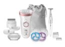 Braun Épilateur Braun Silk-épil 9/980 SkinSpa SensoSmart™ Or rose - Système 4 en 1 épilation