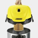 منفاخ كارشر - WD3 Premium مكنسة كهربائية متعددKarcher Aspirateur Souffleur - Wd3 Premium multi purpose vacuum Cleaner- - 1000 W - Jaune/Inox