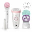 Braun Epilateur Silk-épil Beauty Set 9-985, beauty set 8 accessoires