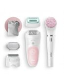 Braun Épilateur Silk-épil Séries 5 SensoSmart™ Wet & Dry avec 3 Accéssoires - SE5875BS