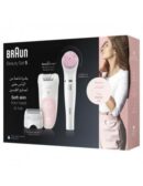 Braun Épilateur Silk-épil Séries 5 SensoSmart™ Wet & Dry avec 3 Accéssoires - SE5875BS