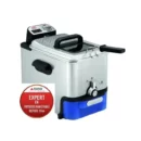 Friteuse Électrique En Inox 3.5L 2300W Avec Filtration Automatique De l’Huile Semi Pro Oleoclean Seb FR804000