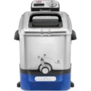 Friteuse Électrique En Inox 3.5L 2300W Avec Filtration Automatique De l’Huile Semi Pro Oleoclean Seb FR804000