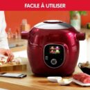 Multicuiseur Intelligent Haute Pression 6 Programmes 180 Recettes 1600w Cookeo+ Moulinex CE85B510