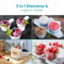 Sorbetière Et Yaourtière Électrique 1Litre