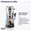 Machine à Espresso Automatique 15bar 1.1l Dedica Deluxe De’Longhi EC685M
