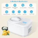 Sorbetière Et Yaourtière Électrique 1Litre