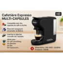 Techwood Machine À Café Expresso- 1450 W- TCA-196N- noir
